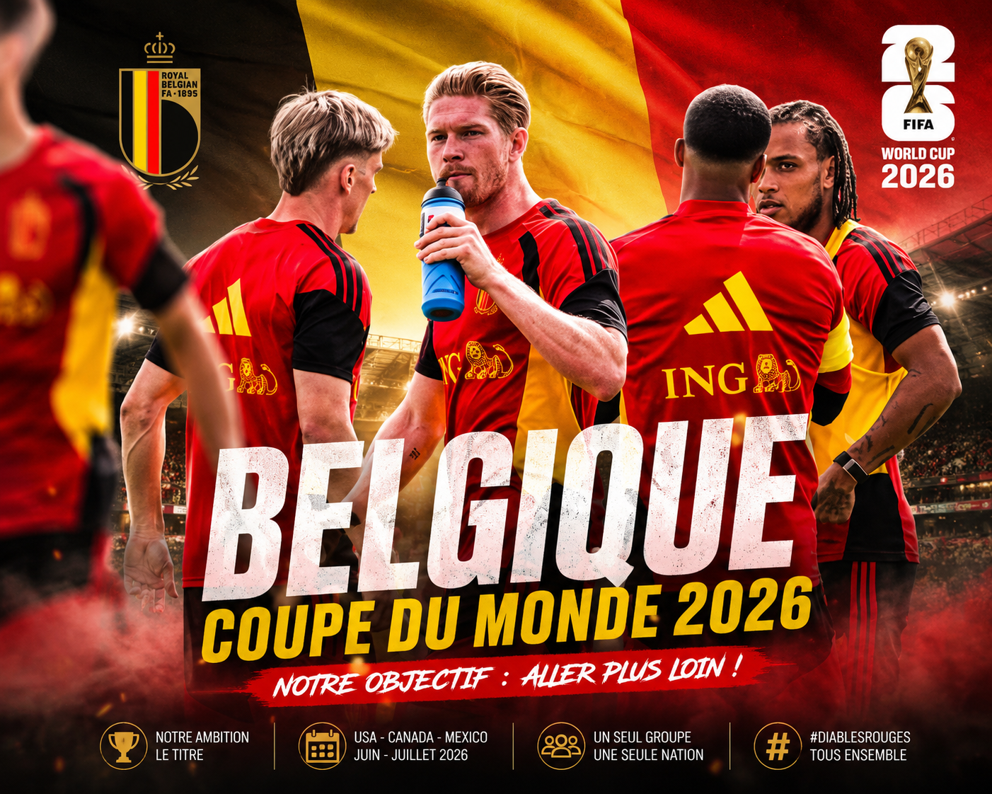 Belgique Coupe du Monde 2026