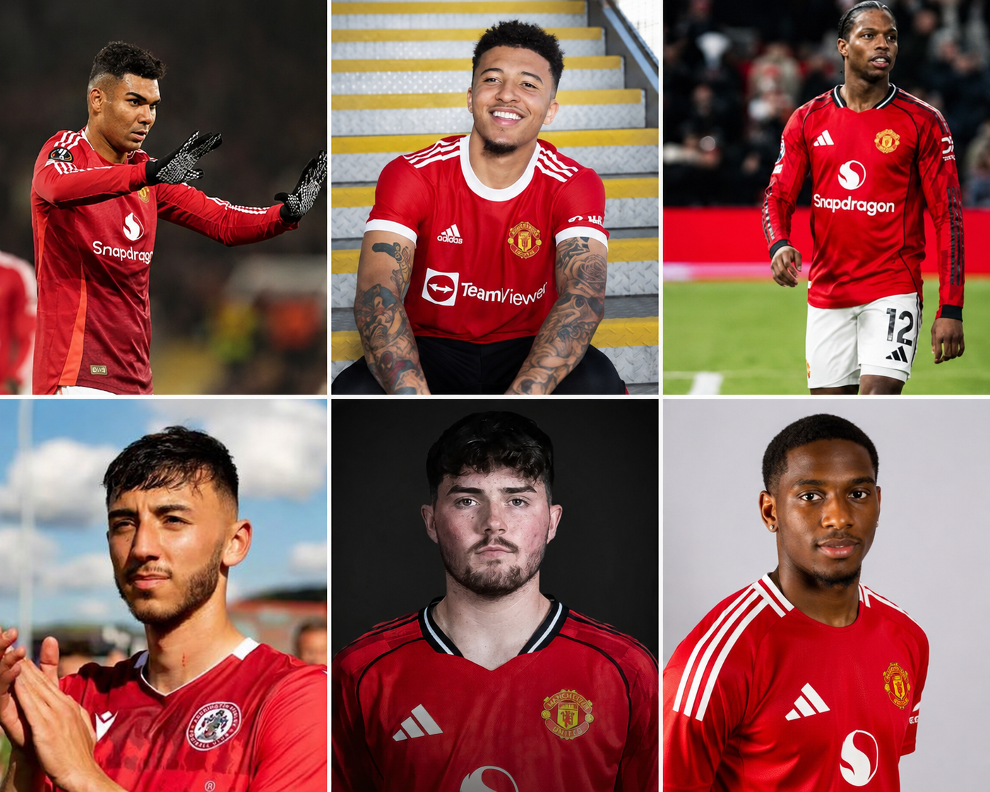 Départs Manchester United 2026 avec Casemiro, Jadon Sancho et Tyrell Malacia
