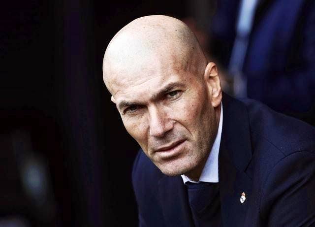 Zinédine Zidane sélectionneur de l'équipe de France lors de sa présentation officielle par la FFF